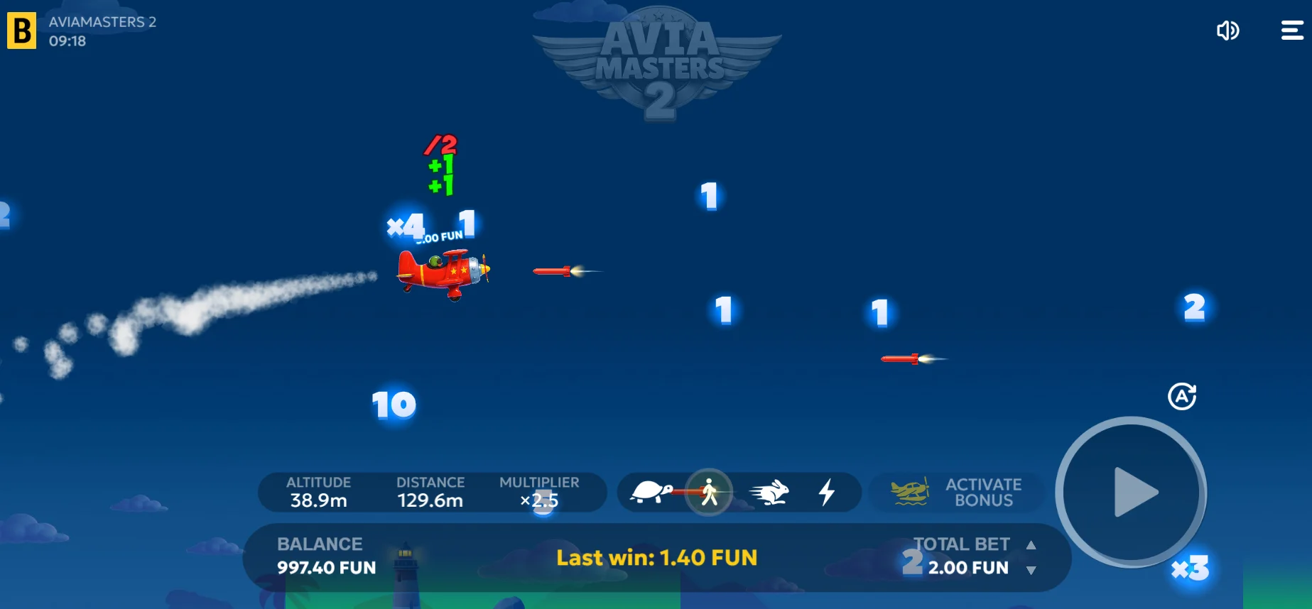 Wo kann man Avia Masters 2 spielen
